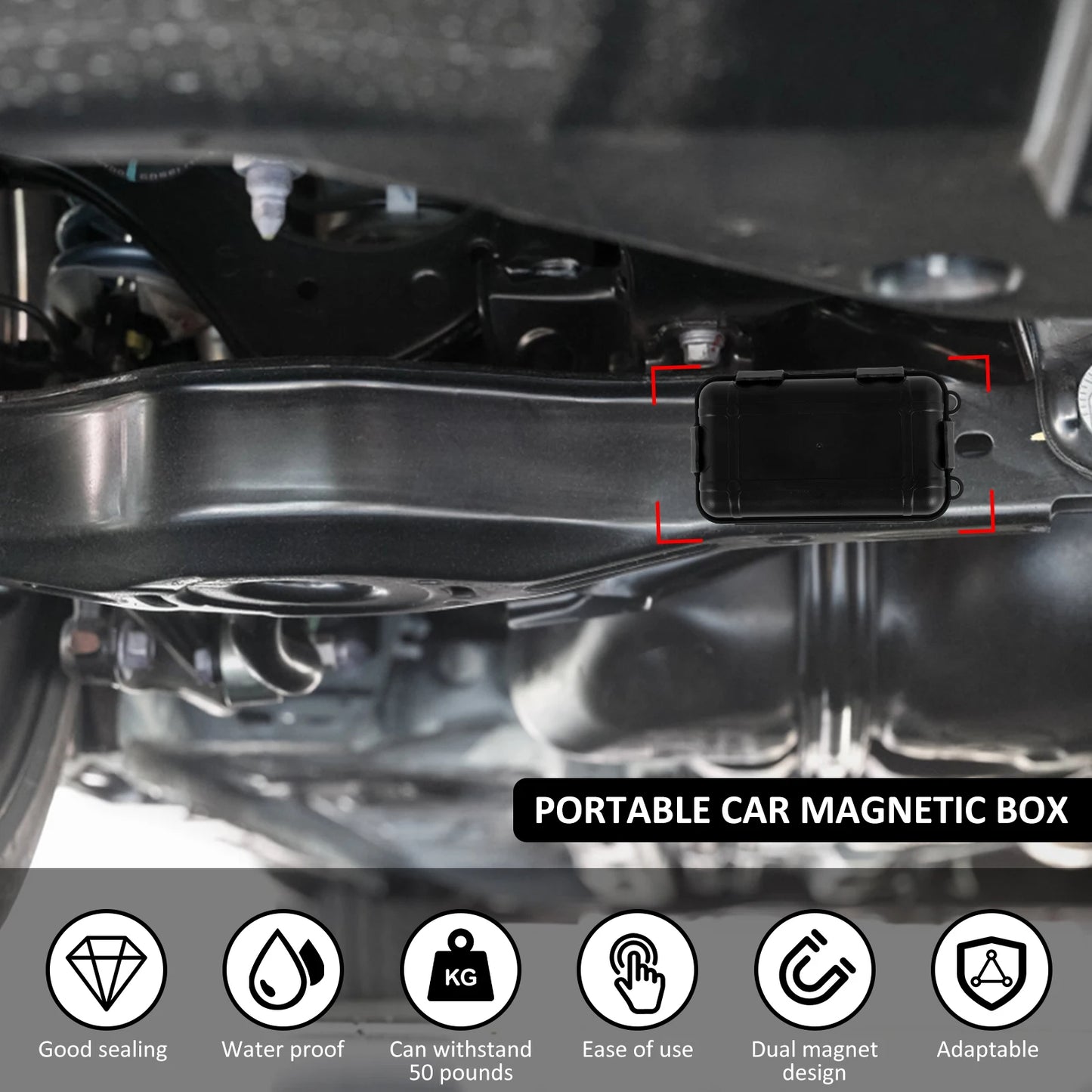 Magnetic Key Holder for Under Car